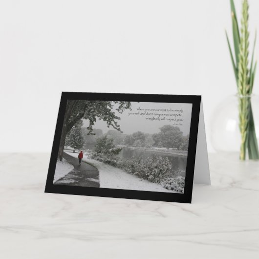 Carte Citation II de Tzu du Laotien (Devant)