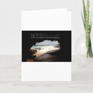 Carte Citation inspirante de Marie Curie