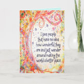 Carte Citation Inspirationnelle De Personnes Plutôt Merv (Devant)