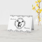 Carte Citation Inspirationnelle du Champion de Pom-pom g (Fleur jaune)