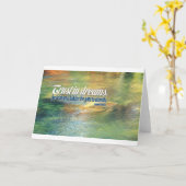 Carte Citation Inspirationnelle — Kahlil Gibran (Fleur jaune)