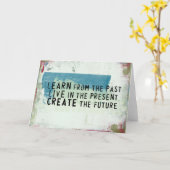 Carte citation inspirée (Fleur jaune)