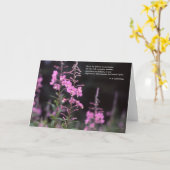 Carte citation inspirée de cummings de l'EE - image de (Fleur jaune)