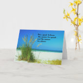 Carte Citation inspirée les bruits du silence (Fleur jaune)