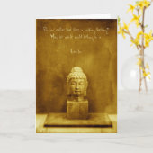 Carte Citation Lao Tzu (Fleur jaune)