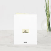 Carte Citation Maison Douce Maison (Dos)