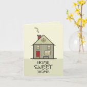 Carte Citation Maison Douce Maison (Fleur jaune)