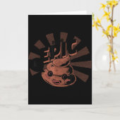 Carte Citation motivante drôle Dire Fais E (Fleur jaune)