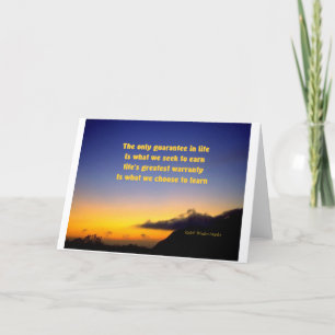 Carte Citation motivationnelle