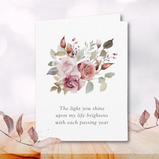 Carte Citation Motivationnelle Anniversaire Floral