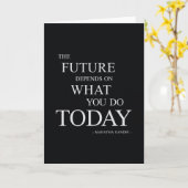 Carte Citation Motivationnelle Inspirationnelle (Fleur jaune)