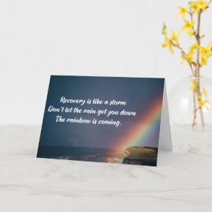 Carte Citation motivationnelle pour le rétablissement de