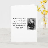 Carte Citation Nietzsche 1b (Fleur jaune)