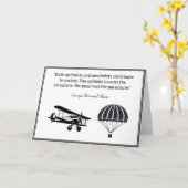 Carte Citation optimiste pessimiste George Bernard Shaw (Fleur jaune)