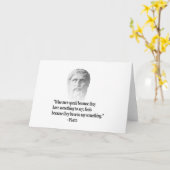 Carte Citation Par Platon (Fleur jaune)