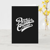 Carte Citation - Partenaire de Crime - sombre (Fleur jaune)