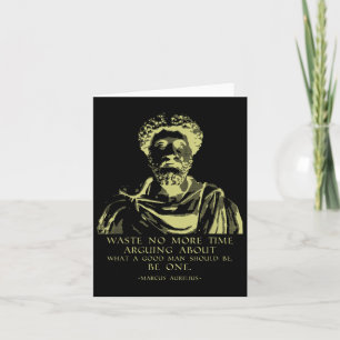 Carte Citation Philosophique Sayings stoïques Marcus Aur