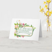 Carte Citation simple de bougie de Bouddha (Fleur jaune)