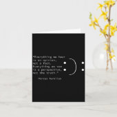 Carte Citation Stoïque De Marcus Aurelius, Philosophe Du (Fleur jaune)