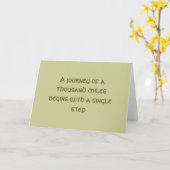 Carte Citation taoïste Loa-Tzu (Fleur jaune)