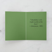 Carte : citation victorienne gaie à l'intérieur (Intérieur)