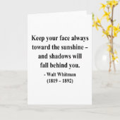 Carte Citation Whitman 7a (Fleur jaune)