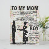 Carte Citations À Ma Mère, Maman Présente, (Debout devant)