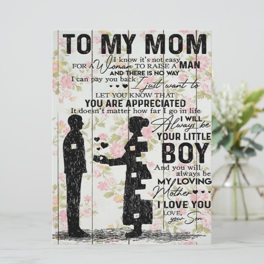 Carte Citations À Ma Mère, Maman Présente, (Debout devant)