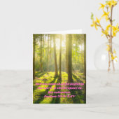 Carte citations bibliques (Fleur jaune)