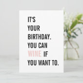 Carte Citations d'anniversaire amusantes | Joyeux annive (Debout devant)