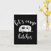 Carte Citations de camp Graphisme amusant (Fleur jaune)