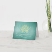Carte Citations de Maître Reiki et d'Instructeur de Médi (Devant)