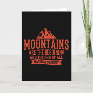 Carte Citations DE MONTAGNE Drôle Randonnée Randonneurs