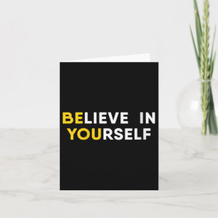 Carte Citations de motivation pour femmes Croyez en vous