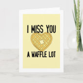 Carte Citations de quelqu'un qui manque mignon Je vous m (Devant)