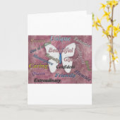 Carte Citations d'inspiration (Fleur jaune)