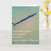 Carte Citations du petit petit prince de Prince/Le (Fleur jaune)