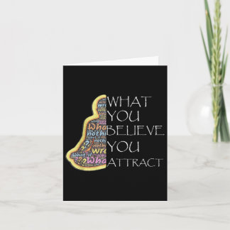 Carte Citations Inspirationnelles Ce Que Vous Croyez Att