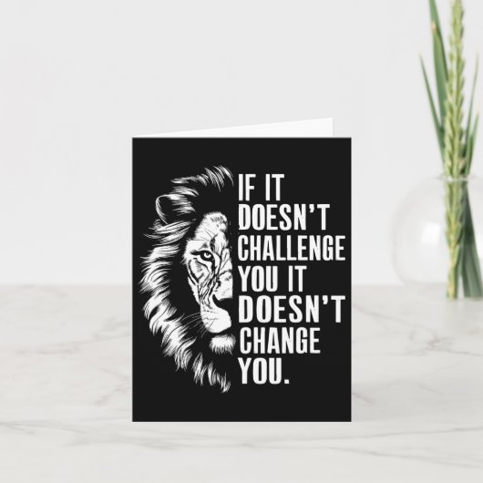 Carte Citations Motivationnelles Gym Si ça ne vous met p (Devant)