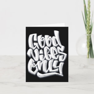 Carte Citations motivationnelles inspirées de Good Vibes