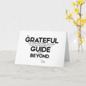 Carte CITATIONS : Rumi : Guide d'au-delà (Fleur jaune)