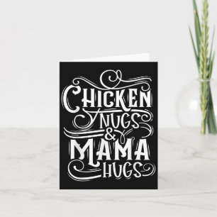 Carte Citer Les Poulet Nugs Et Les Mama Hugs Pour L'Amou