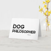 Carte CITES : Platon : Chien, philosophe (Fleur jaune)