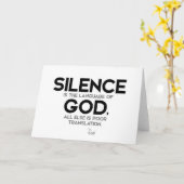 Carte CITES : Rumi : Silence : Langue de Dieu (Fleur jaune)