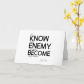 Carte CITES : Sun Tzu : Connaissez votre ennemi (Fleur jaune)