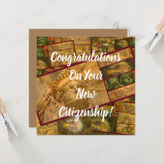 Carte Citoyenneté (Devant/Arrière en situation)