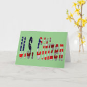 Carte Citoyenneté américaine (Fleur jaune)