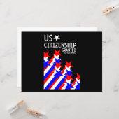 Carte Citoyenneté américaine accordée (Devant/Arrière en situation)