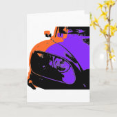 Carte Citroen DS (Fleur jaune)