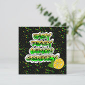 Carte Citron doux facile | Encouragement (Debout devant)